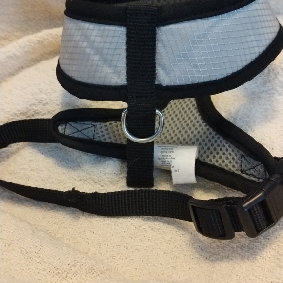 Reebok puppy or small Dog Pet Harness Gray/ Black mesh Size small - Picture 3 of 5